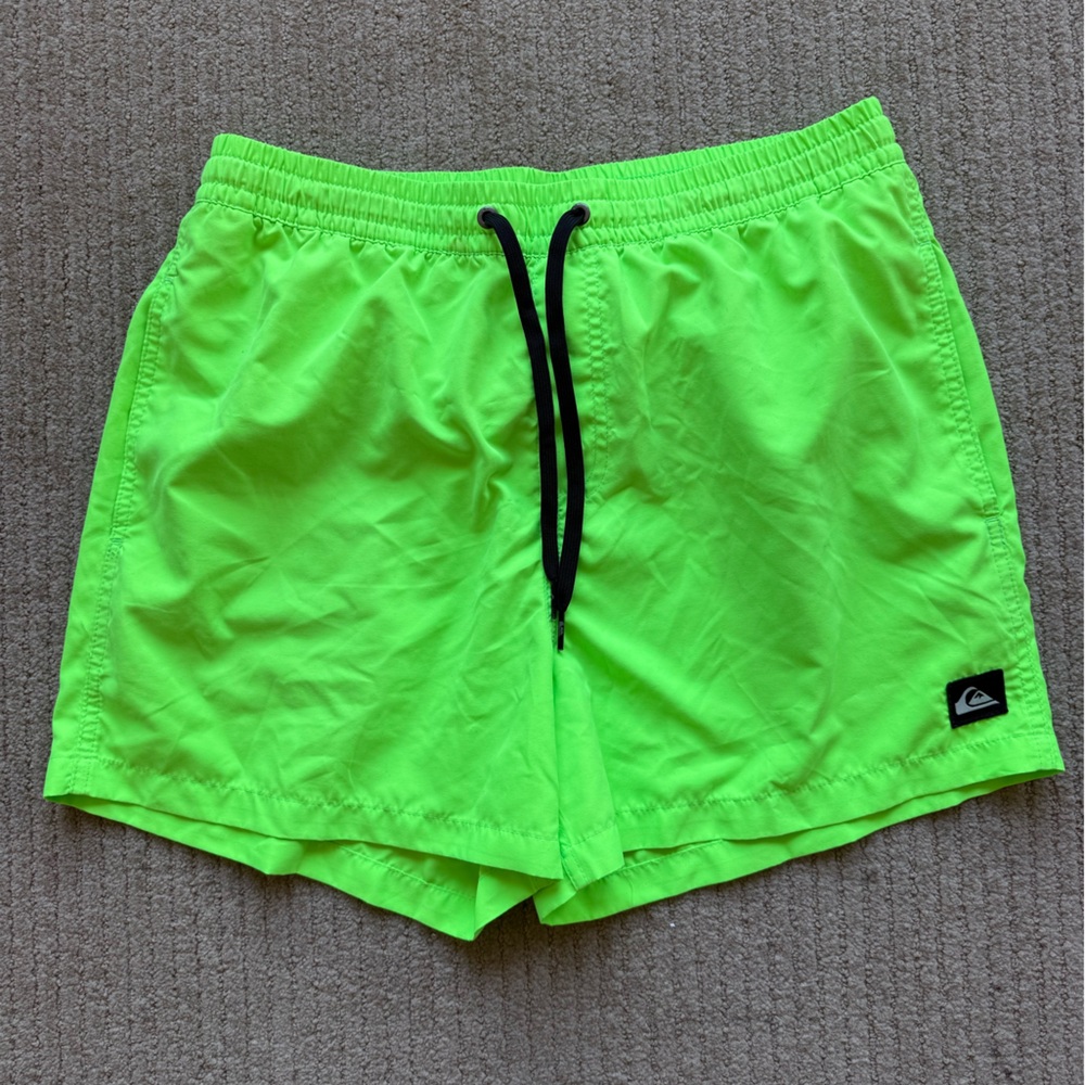 Quiksilver Neon Green Swim Shorts